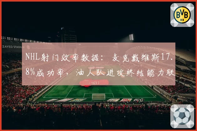 NHL射门效率数据：麦克戴维斯17.8%成功率，油人队进攻终结能力联盟顶尖